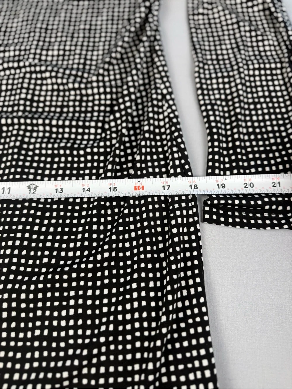 MICHAEL Michael Kors Black White Geometric Long Sleeve Dress L